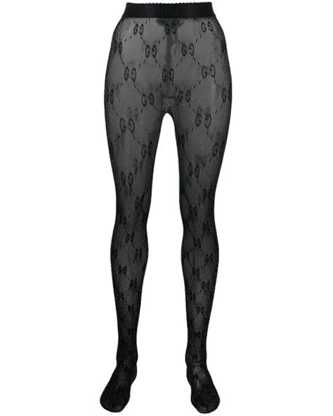 gucci sheer black tights